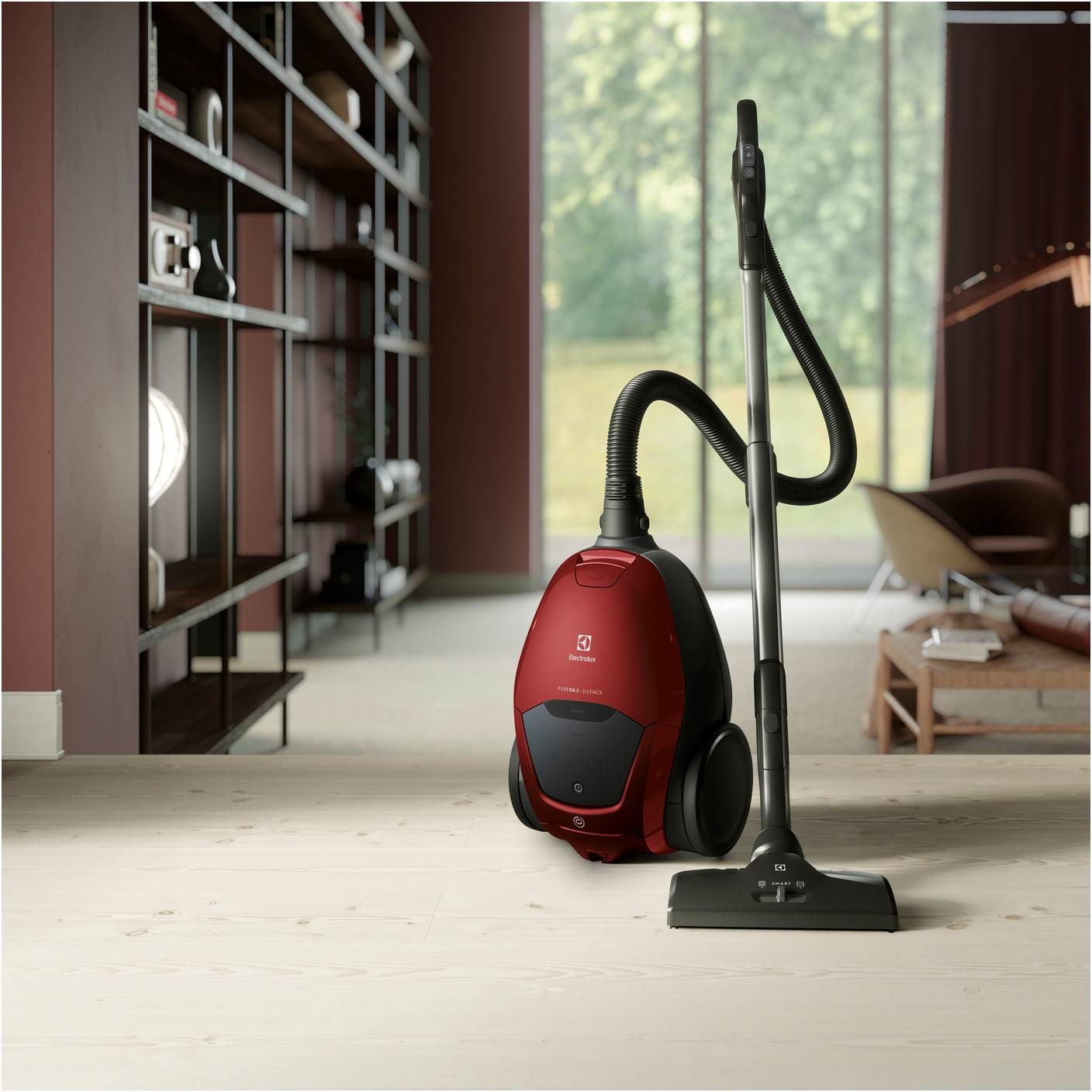 Aspirateur traîneau ELECTROLUX Pure D8, avec sac, 500W, Rouge - PD82ANIMA Aspirateur traîneau ELECTROLUX Pure D8, avec sac, 500W, Rouge - PD82ANIMA
