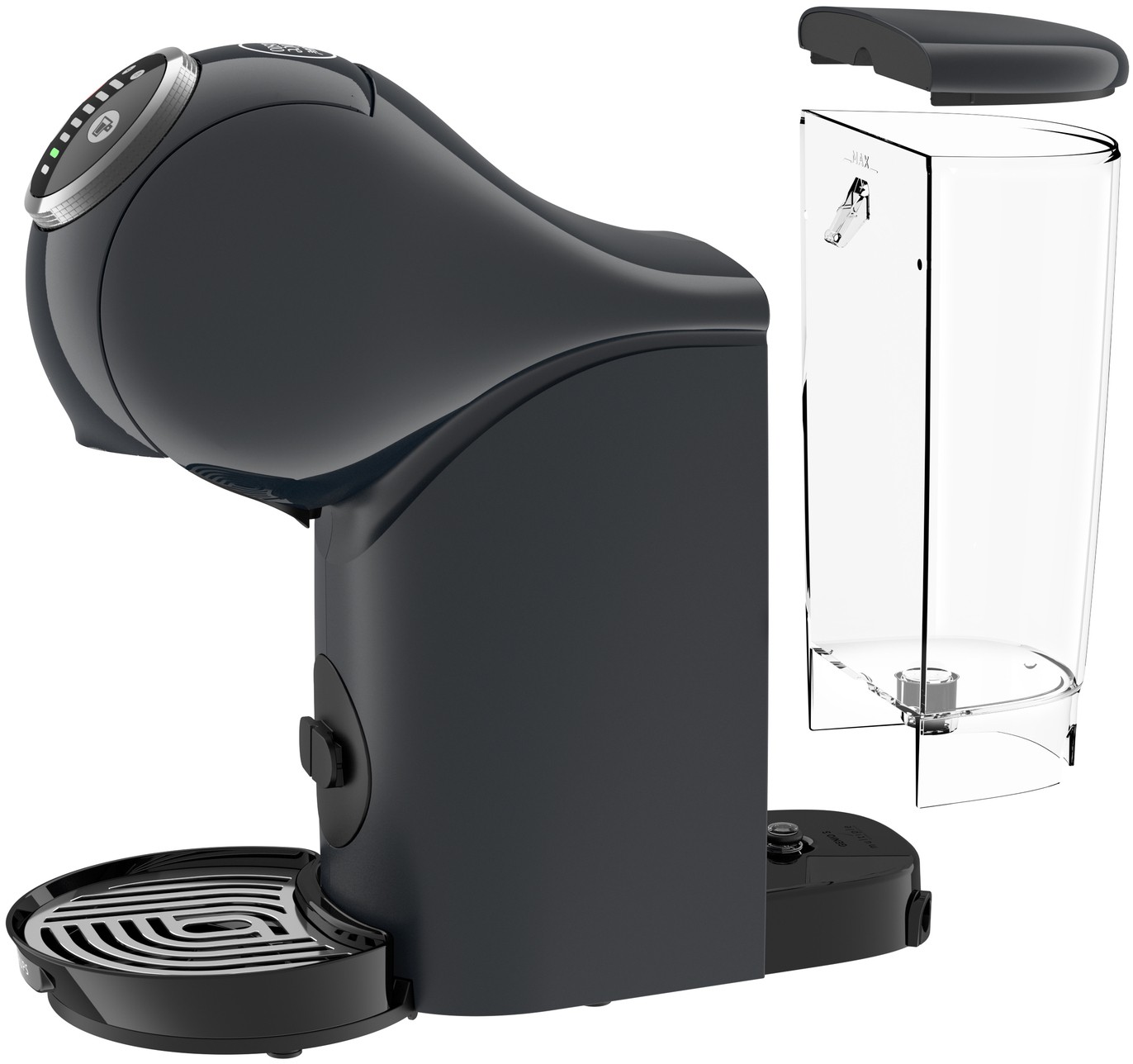 Expresso KRUPS à dosettes, Génio S Plus, Gris - KP340B10
