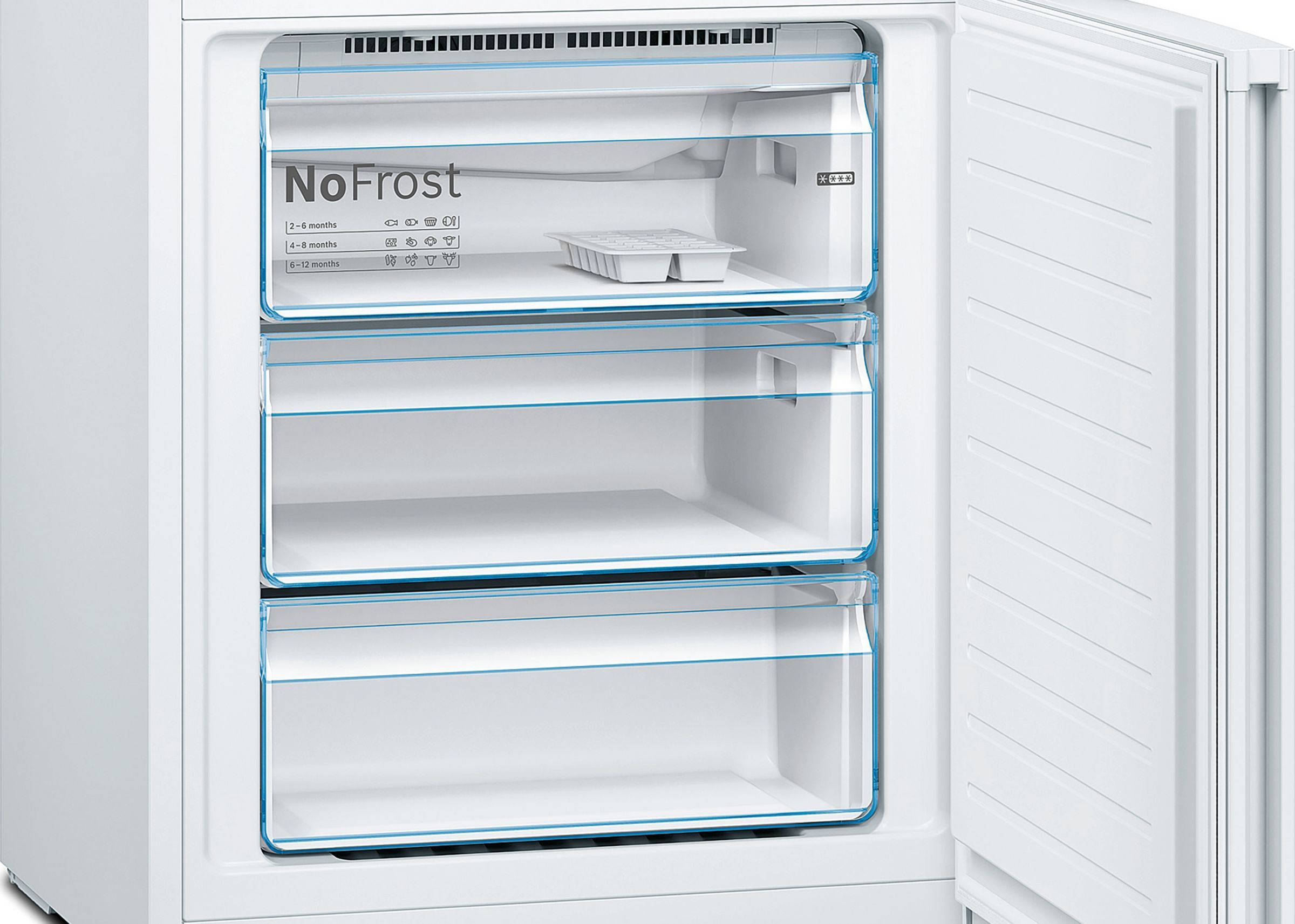 Réfrigérateur congélateur bas BOSCH  - KGN493WDA
