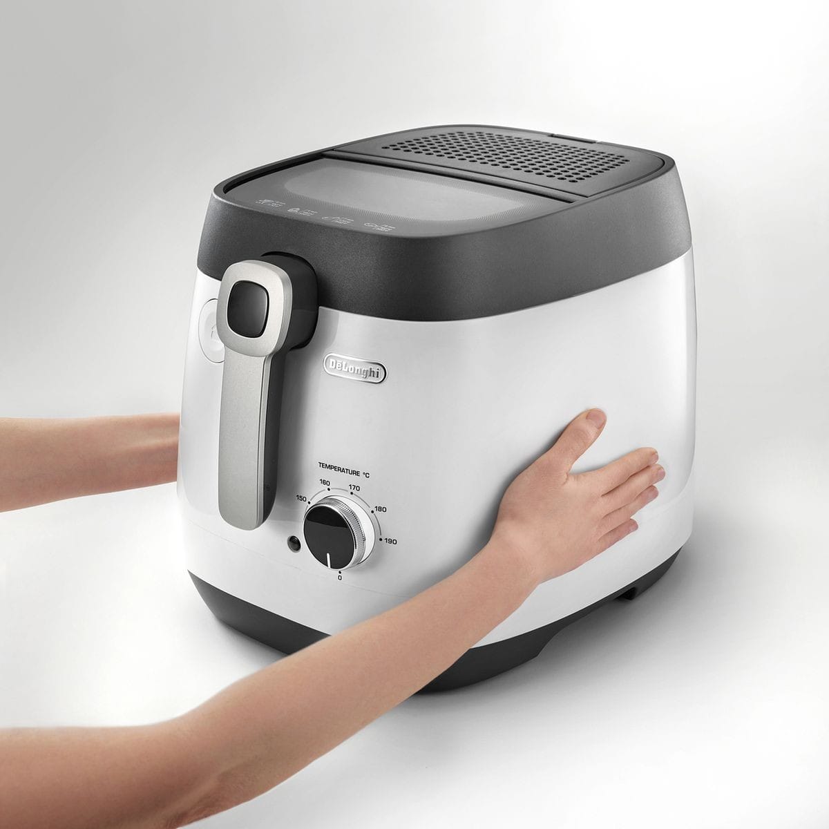 Friteuse DELONGHI Kitchen, 1700W, 2Kg, Blanc - FS8065