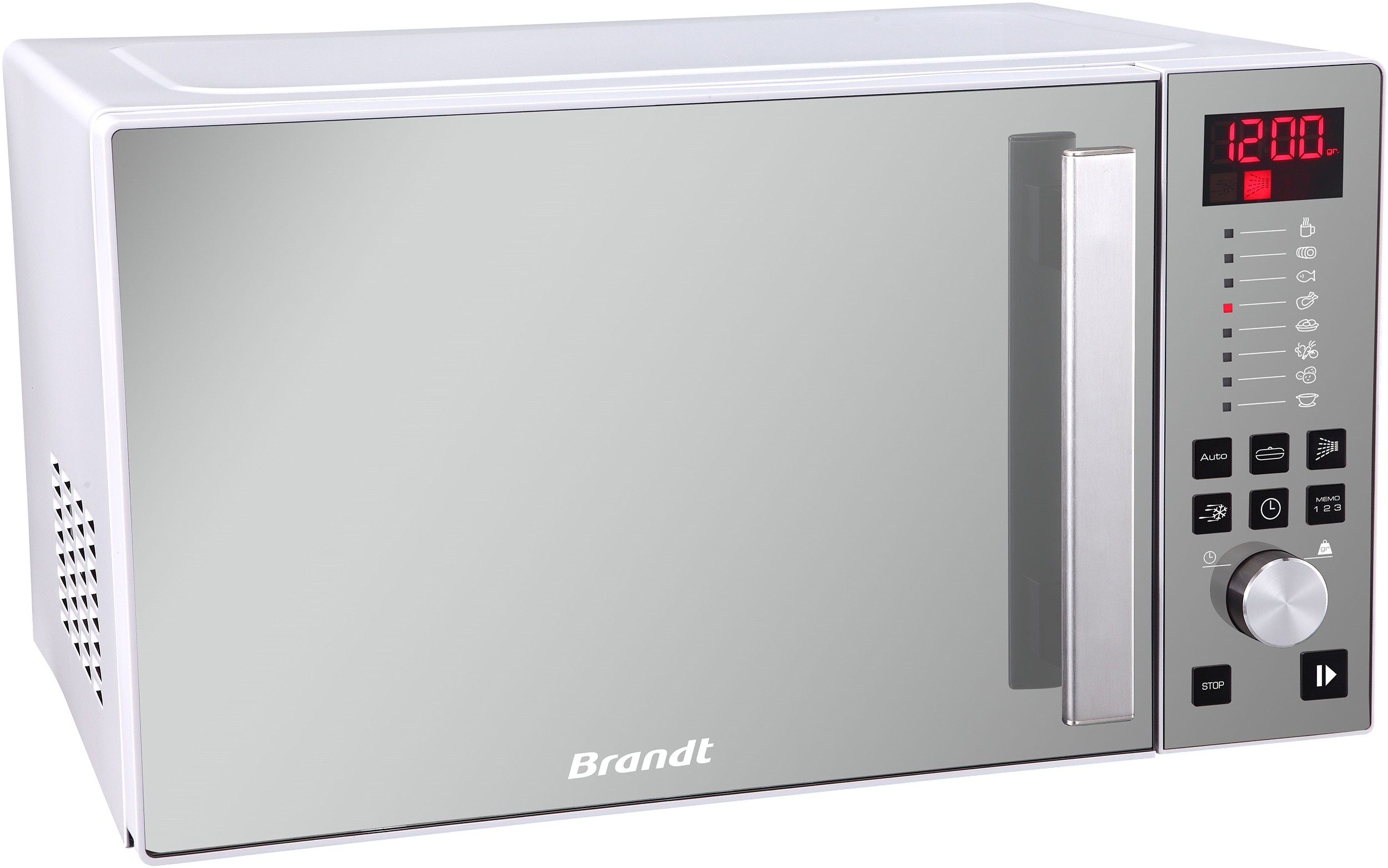 BRANDT Micro ondes Speed Defrost 900W 26L Blanc - SE2616W