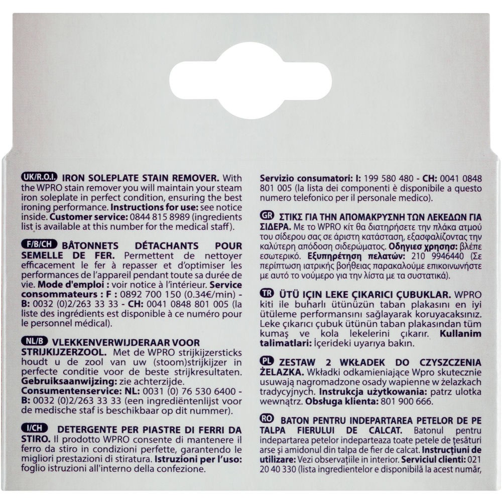 Nettoyant WPRO  - IRO002