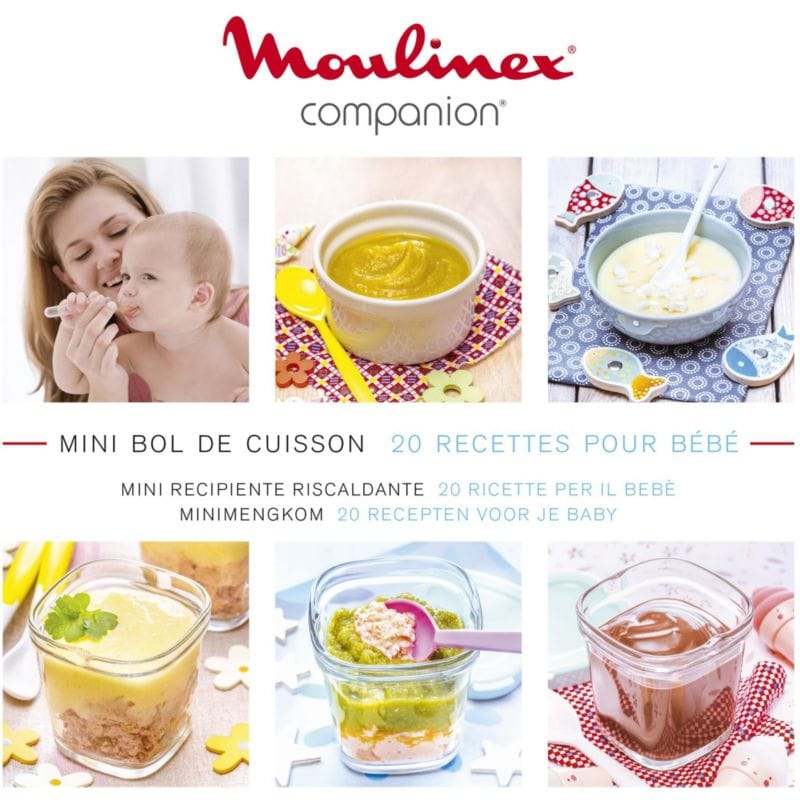 Accessoire robot MOULINEX Mini-cuve COMPANION XF387E10 + 4 pots bébé - XF387E10 Accessoire robot MOULINEX Mini-cuve COMPANION XF387E10 + 4 pots bébé - XF387E10