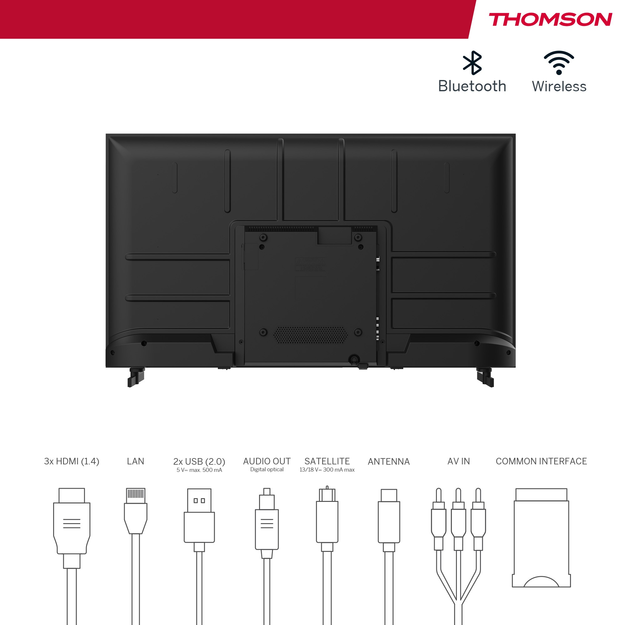 THOMSON TV LED Full HD 101 cm 60Hz Android TV 40" - 40FA2S13