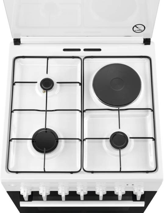 ELECTROLUX Cuisiniere mixte Gaz/électrique Multifonction 400 Blanc - LKM624088W