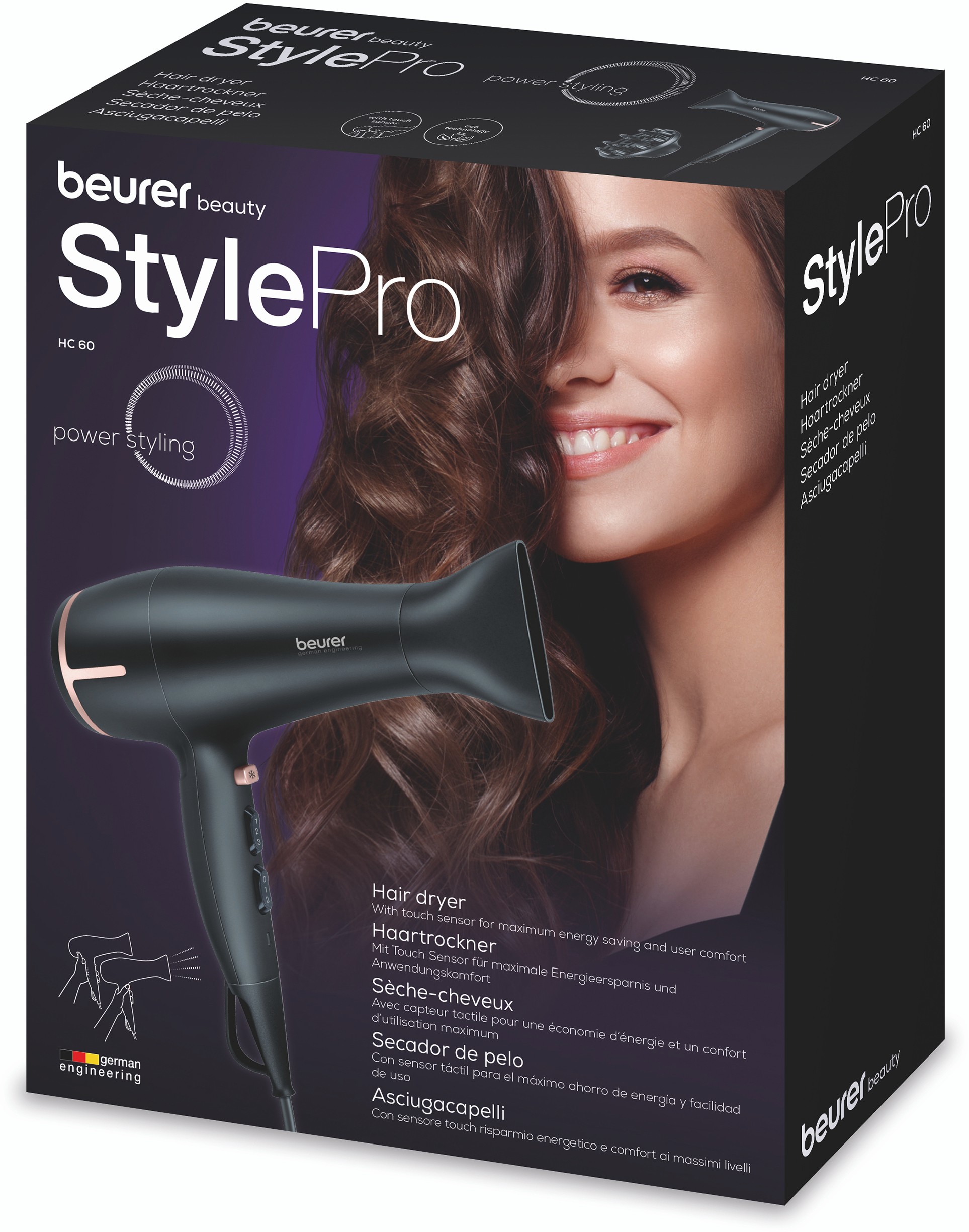 BEURER Sèche-cheveux StylePro Noir - HC60-STYLEPRO