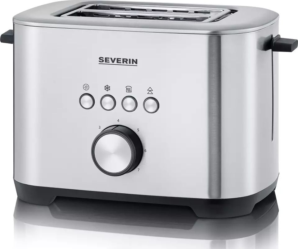 Grille pain SEVERIN 2 fentes 800W Inox AT2620