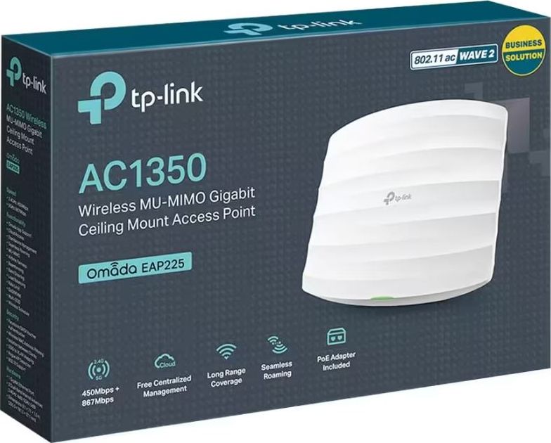 Routeur TP-LINK Wi-Fi AC1350 MU-MIMO PoE - EAP225