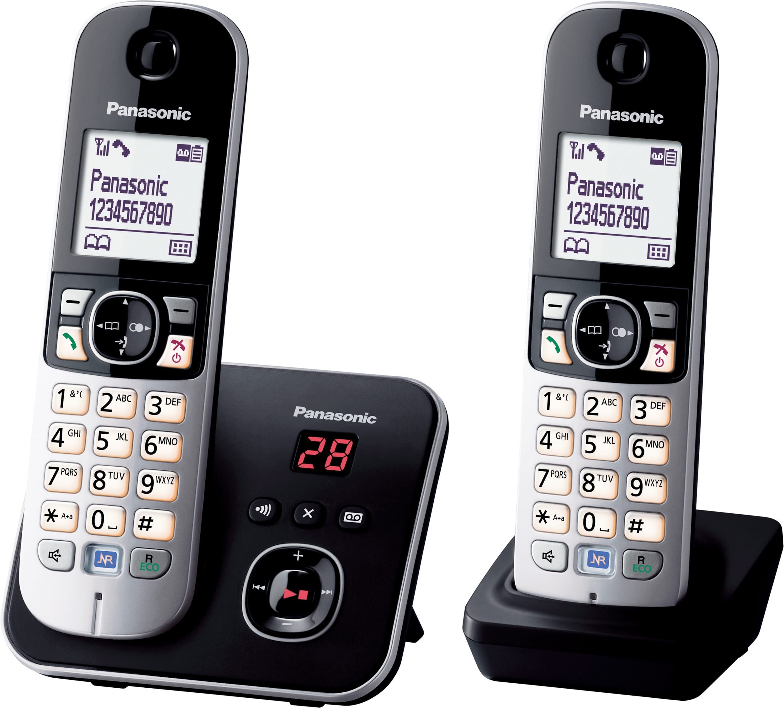 PANASONIC Téléphone sans fil KX-TG6822FRB  KXTG6822FRB