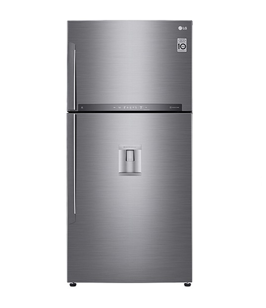 LG Réfrigérateur congélateur haut Total No Frost Door Cooling 592L Inox  GTF8659PS