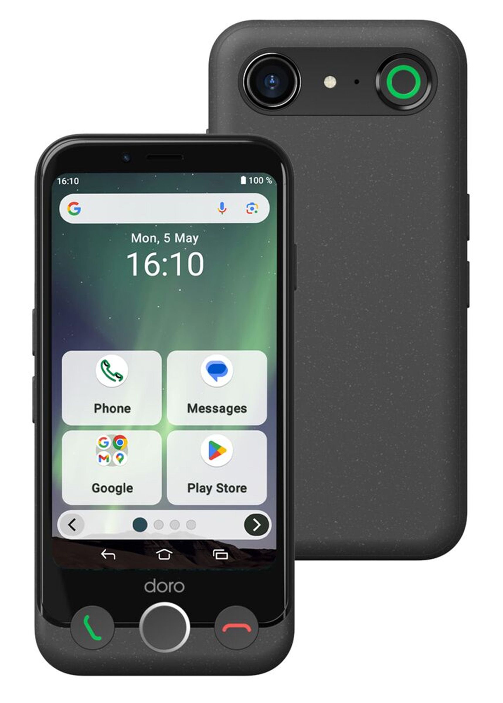 Smartphone DORO Aurora A10 4G 64Go Noir AURORAA10NOIR