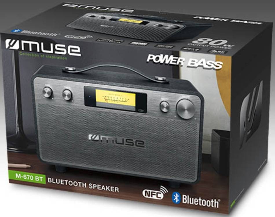 MUSE Enceinte bluetooth  - M-670BT