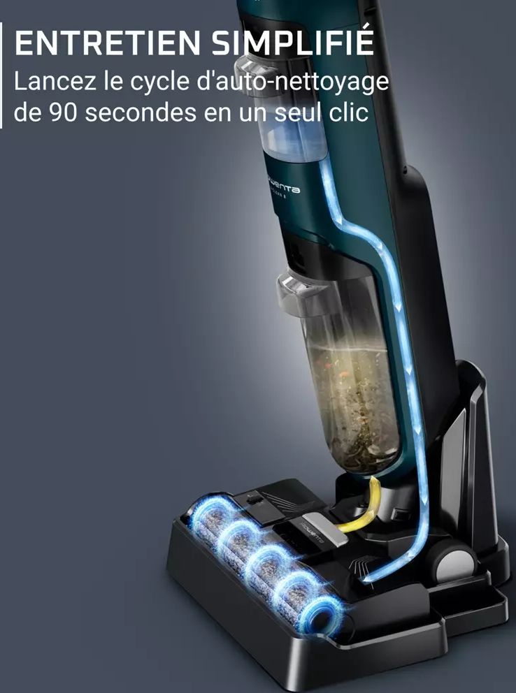 Aspirateur laveur ROWENTA X-clean 2 Noir - YY5743FE