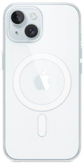APPLE Coque iPhone 15 Plus silicone Magsafe transparente  MT213ZM/A