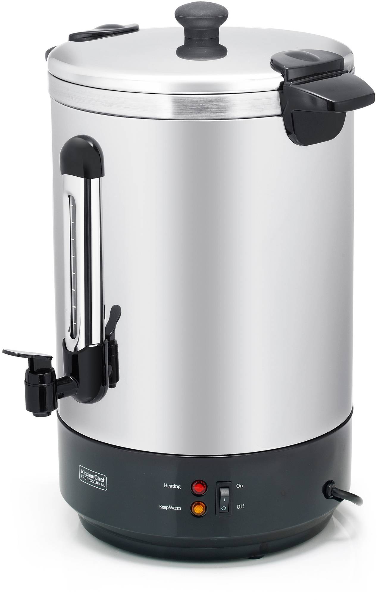 Cafetière KITCHEN CHEF Percolateur 8.8L 40-50 tasses Inox ZJ-88