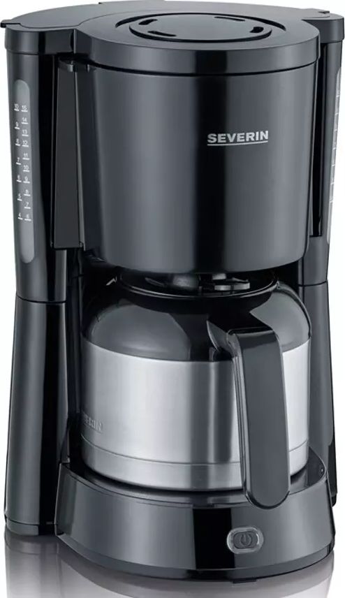 Cafetière SEVERIN Isotherme 1000W 1L 8 tasses Inox Noir KA4835