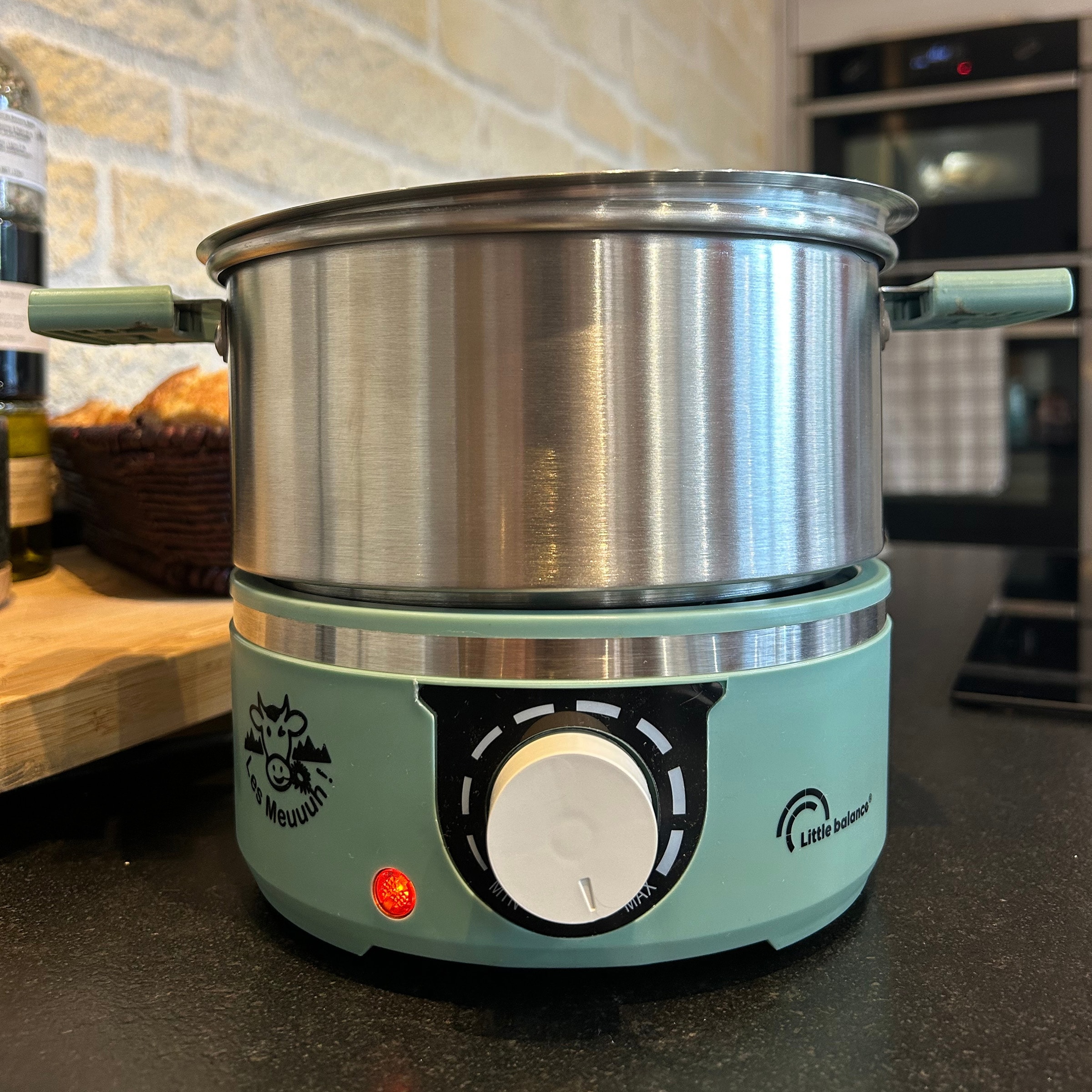 Fondue LITTLE BALANCE 6 personnes 650W 1.8L Vert - 8963