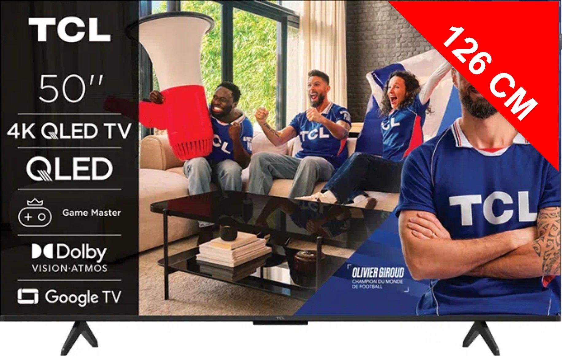 TV QLED 4K 108 cm TCL  50P7L