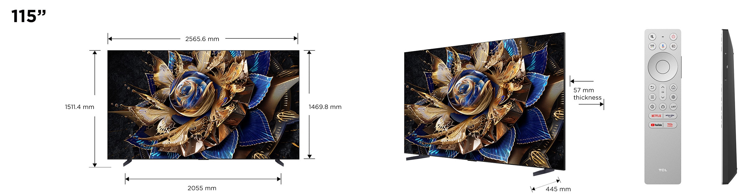 TV Mini LED 4K 291 cm TCL - 115X955 TV Mini LED 4K 291 cm TCL - 115X955