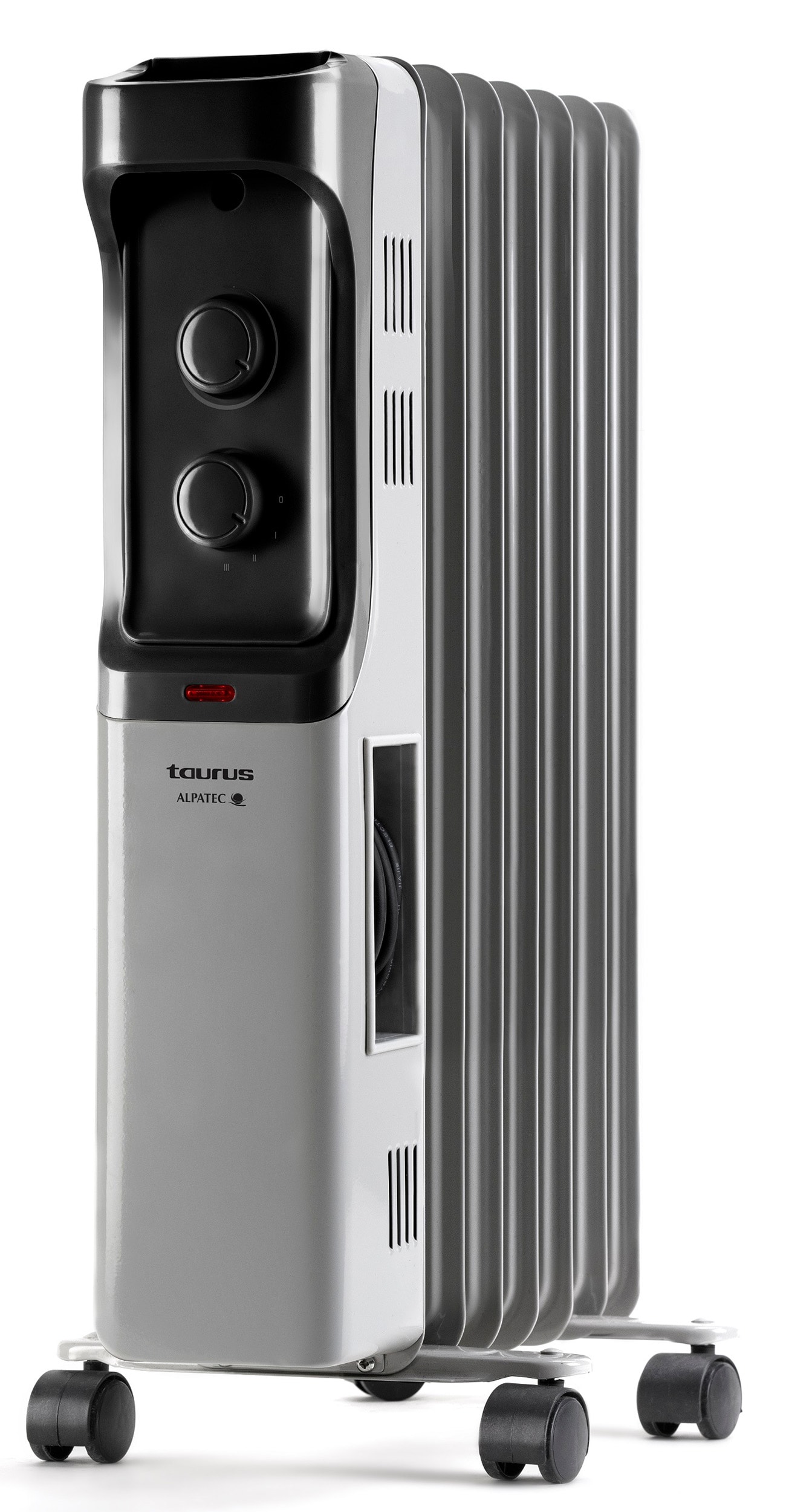 Radiateur bain d'huile TAURUS ALPATEC 1500W 15m² Gris et noir NEWDAKAR1500
