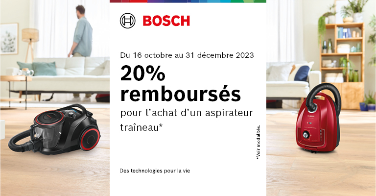 Découvrez nos aspirateurs traineau bénéficiant d'offres de remboursement
