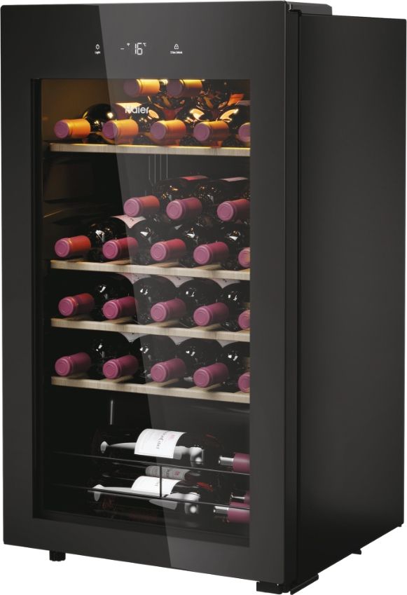 Cave à vin de service HAIER 34 bouteilles Noire - HWS34GGH1