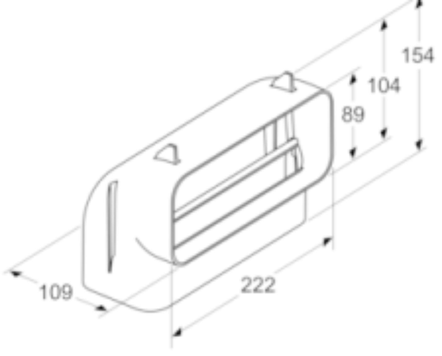 Adaptateur SIEMENS Conduit plat 90° Noir - HZ9VDSB3