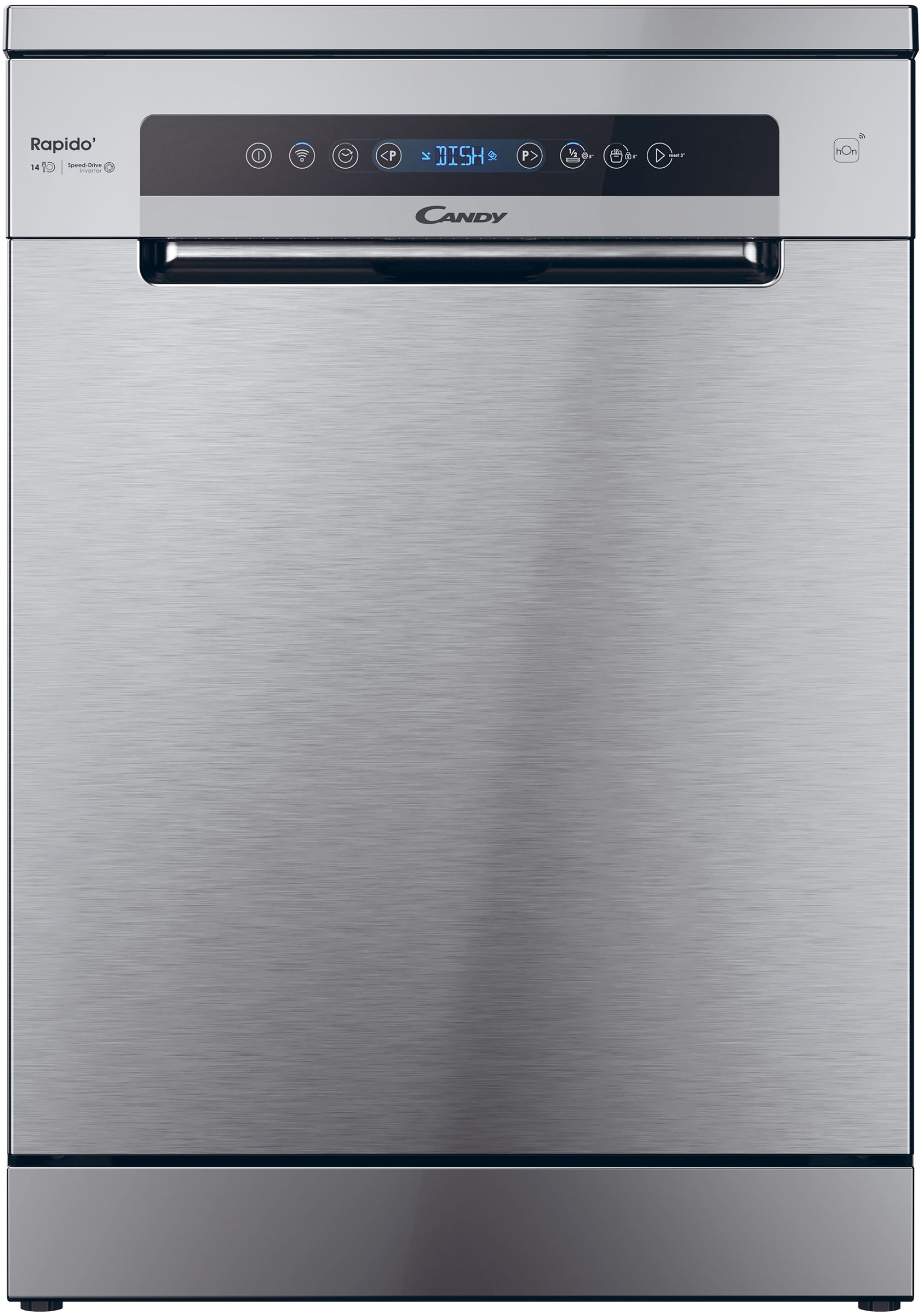 Lave vaisselle 60 cm CANDY Connecté 14 couverts 44dB Gris CF4E4F0X