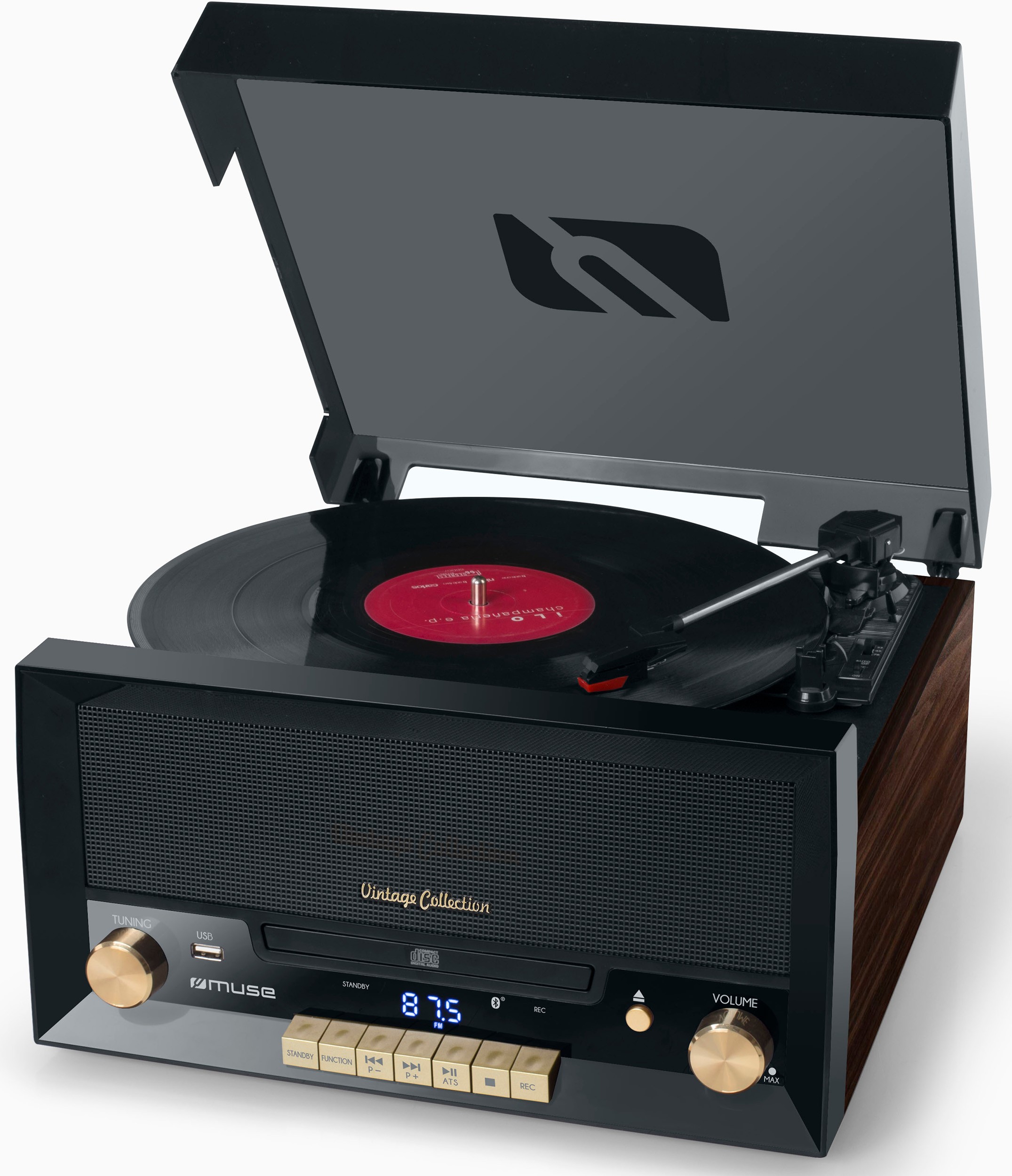 MUSE Platine vinyle USB  - MT-112W