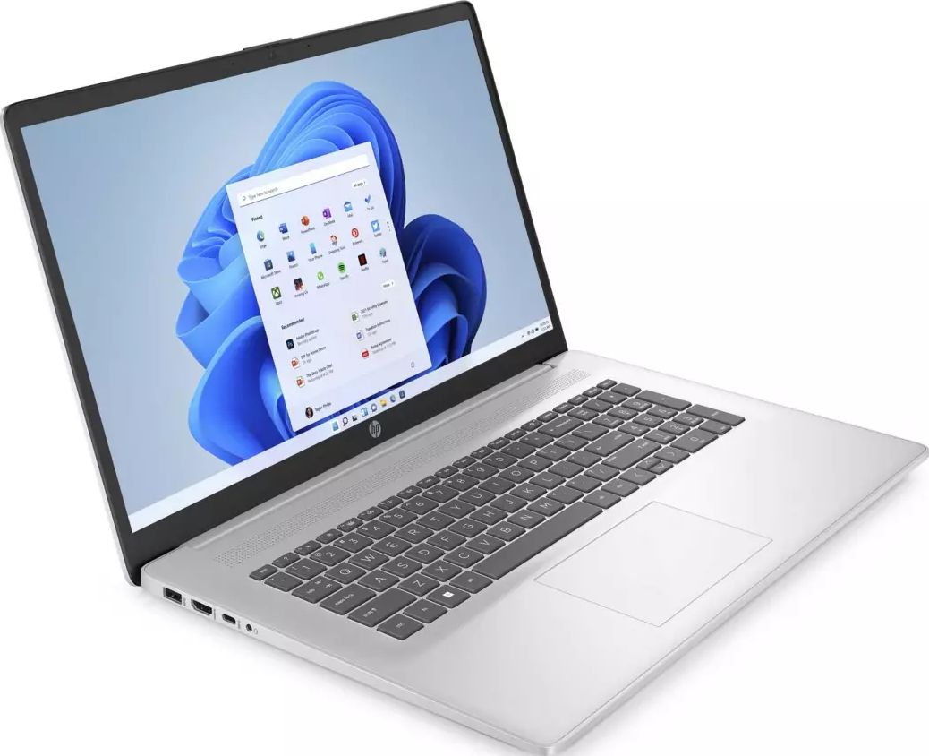 PC portable 17 pouces HP 17" Ryzen 5 16Go 512Go Argent - 17-CP2053NF