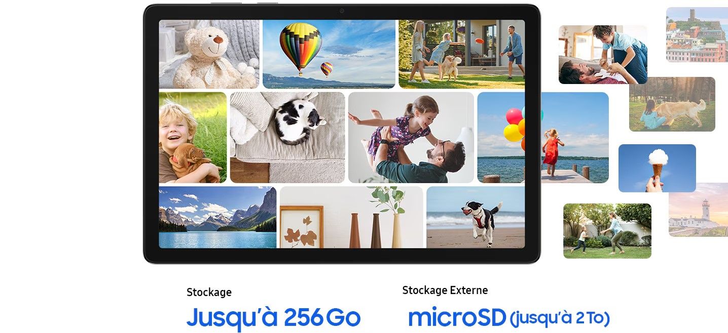 Tablette SAMSUNG 11'' Wi-Fi 128Go Argent - GALTABA11+128-ARG