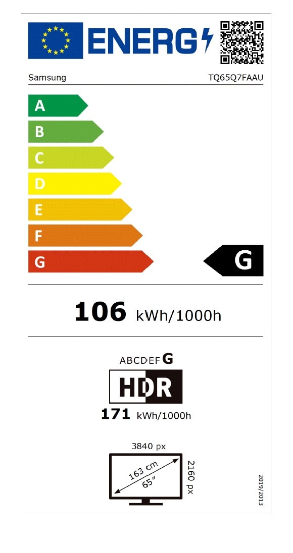 TV QLED 4K 163 cm SAMSUNG - TQ65Q7F TV QLED 4K 163 cm SAMSUNG - TQ65Q7F