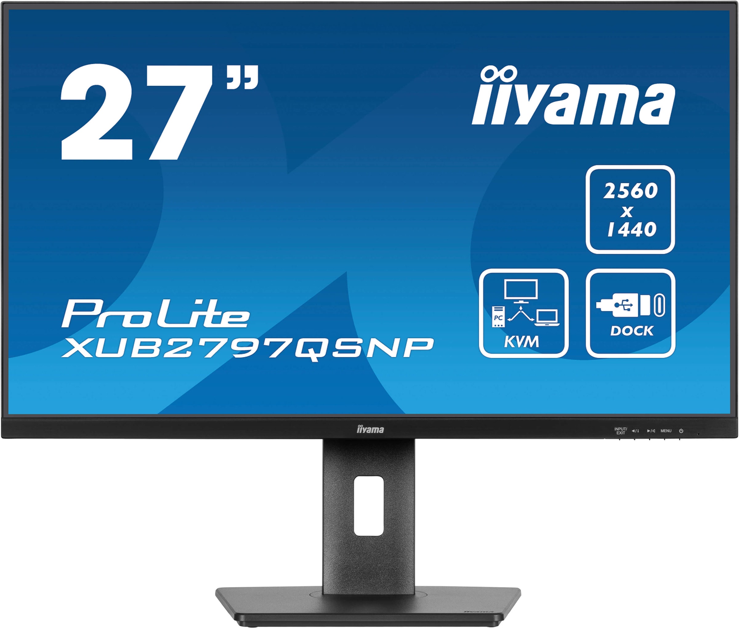 Ecran 27 pouces IIYAMA IPS HDMI DisplayPort Noir IIXUB2797QSNPB1