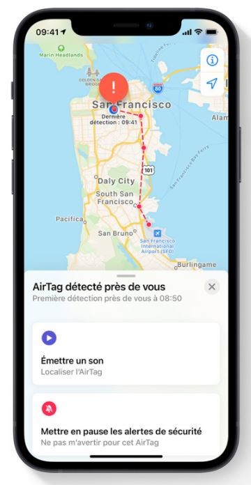 Tracker bluetooth APPLE Airtag Pack de 4 - AIRTAG-MX542ZM