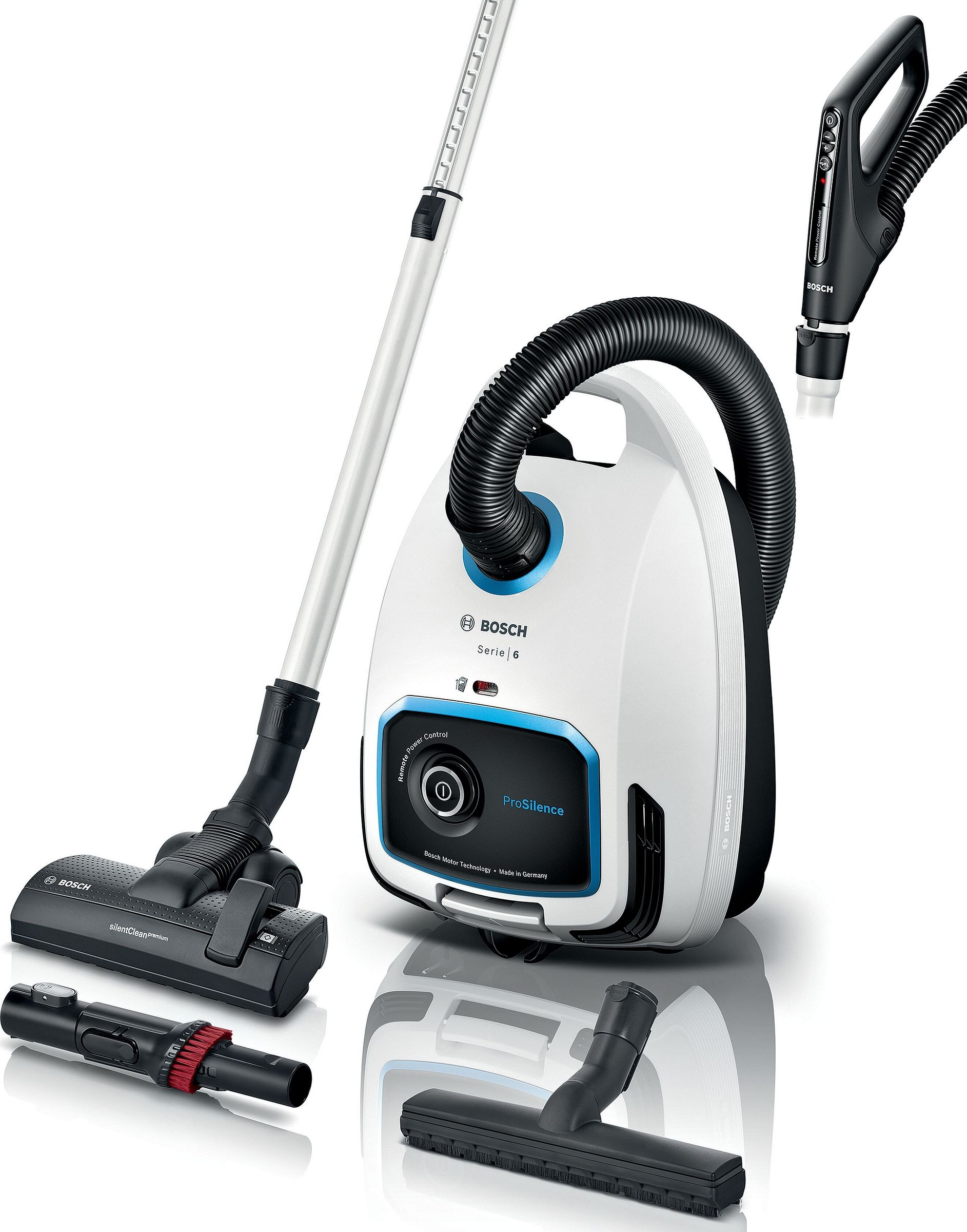 Aspirateur traîneau BOSCH Série 6 600W Blanc BGB6SIL1