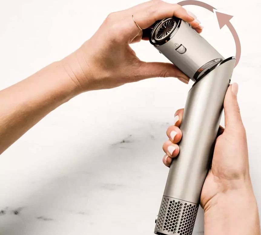 Sèche-cheveux SHARK Effet Coanda 1400W Champagne - HD426SLEU