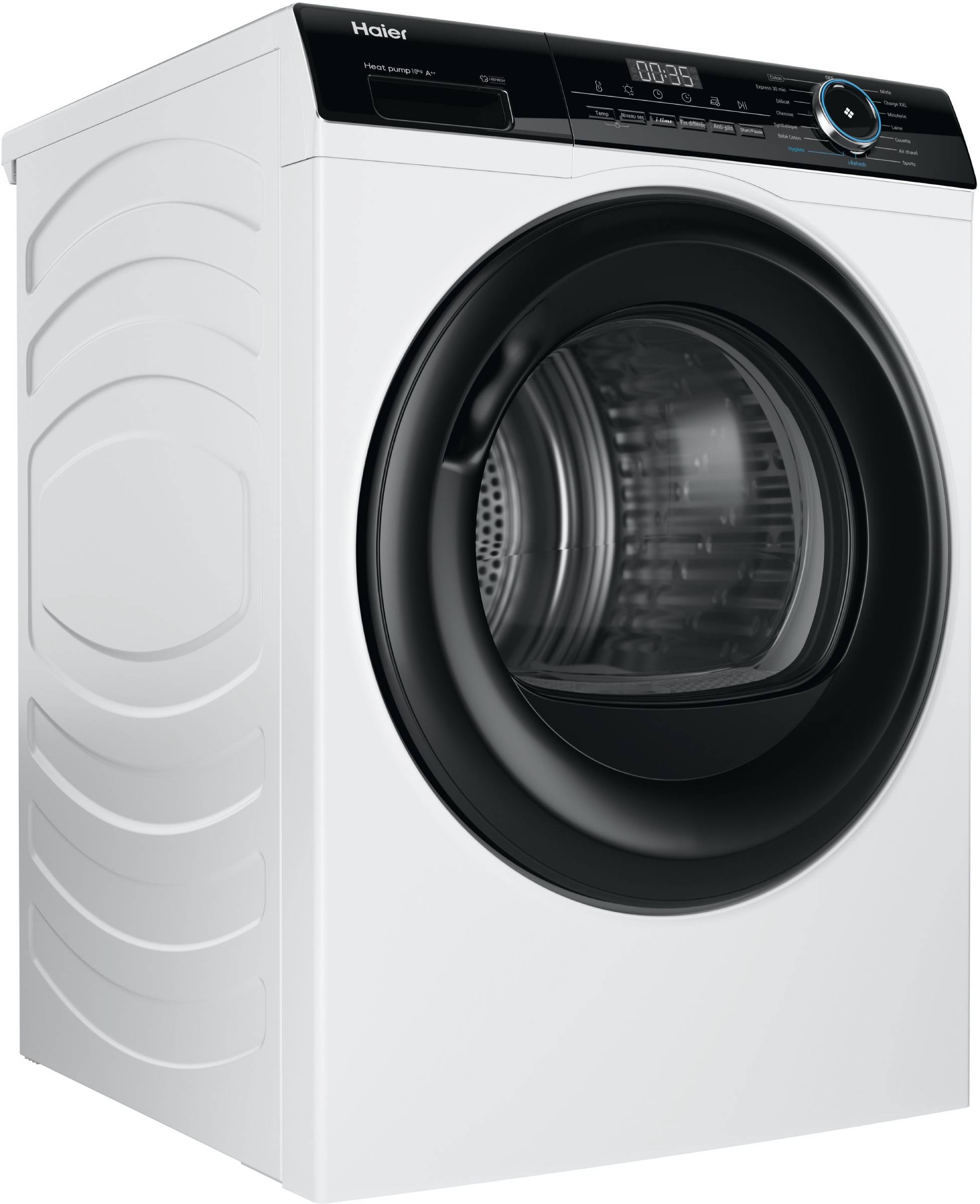 Sèche-linge pompe à chaleur HAIER 10kg Blanc - HD100-A2939-FR