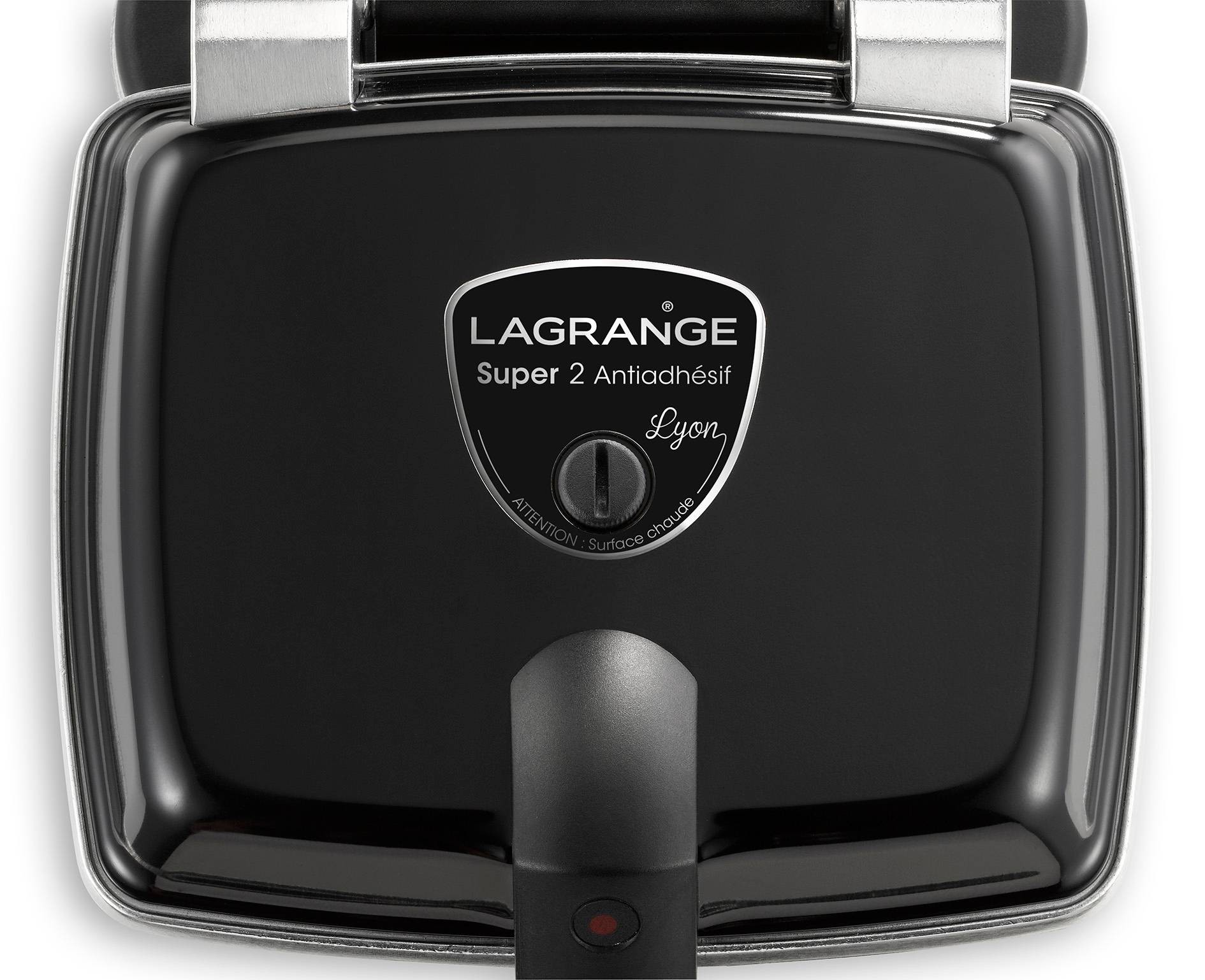 Gaufrier LAGRANGE Super 2 Antiadhésif + 2 jeux de plaques  - 039224