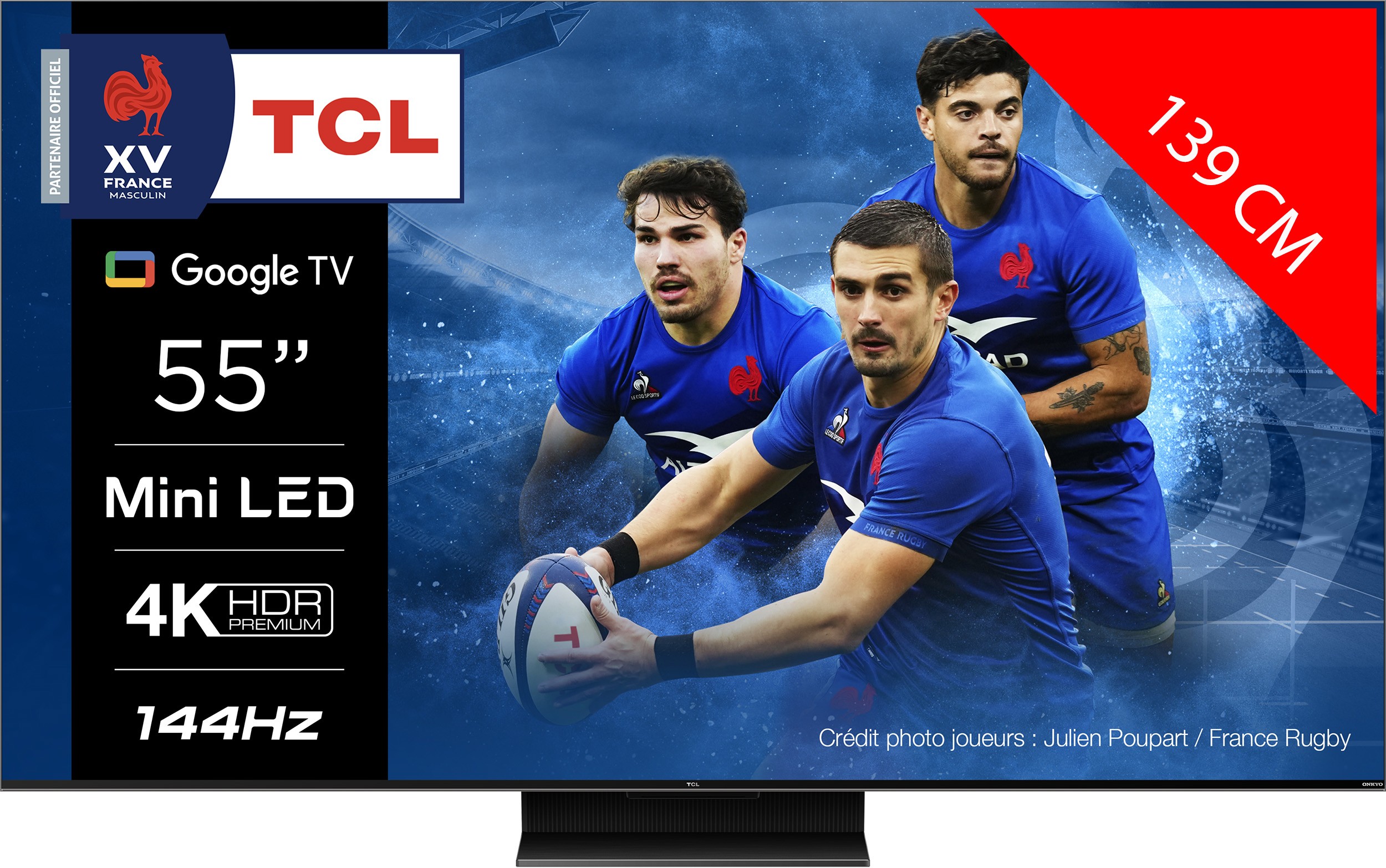 TCL TV Mini LED 4K 139 cm 144 Hz Ultra HD 55" 55MQLED80 TCL TV Mini LED 4K 139 cm 144 Hz Ultra HD 55" 55MQLED80
