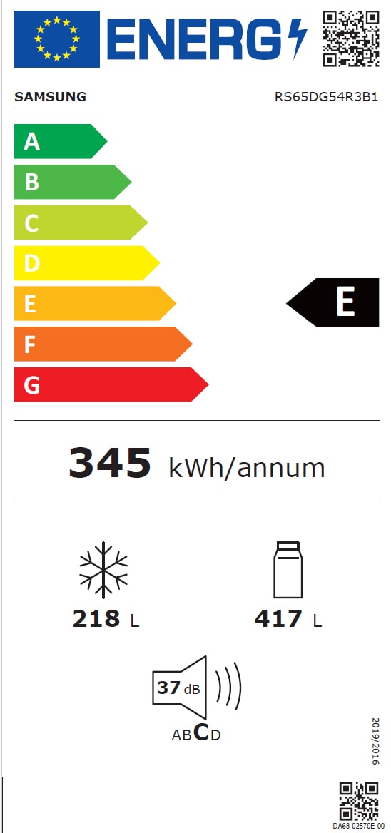 Réfrigérateur side by side SAMSUNG Total No Frost 635L Anthracite - RS65DG54R3B1 Réfrigérateur side by side SAMSUNG Total No Frost 635L Anthracite - RS65DG54R3B1
