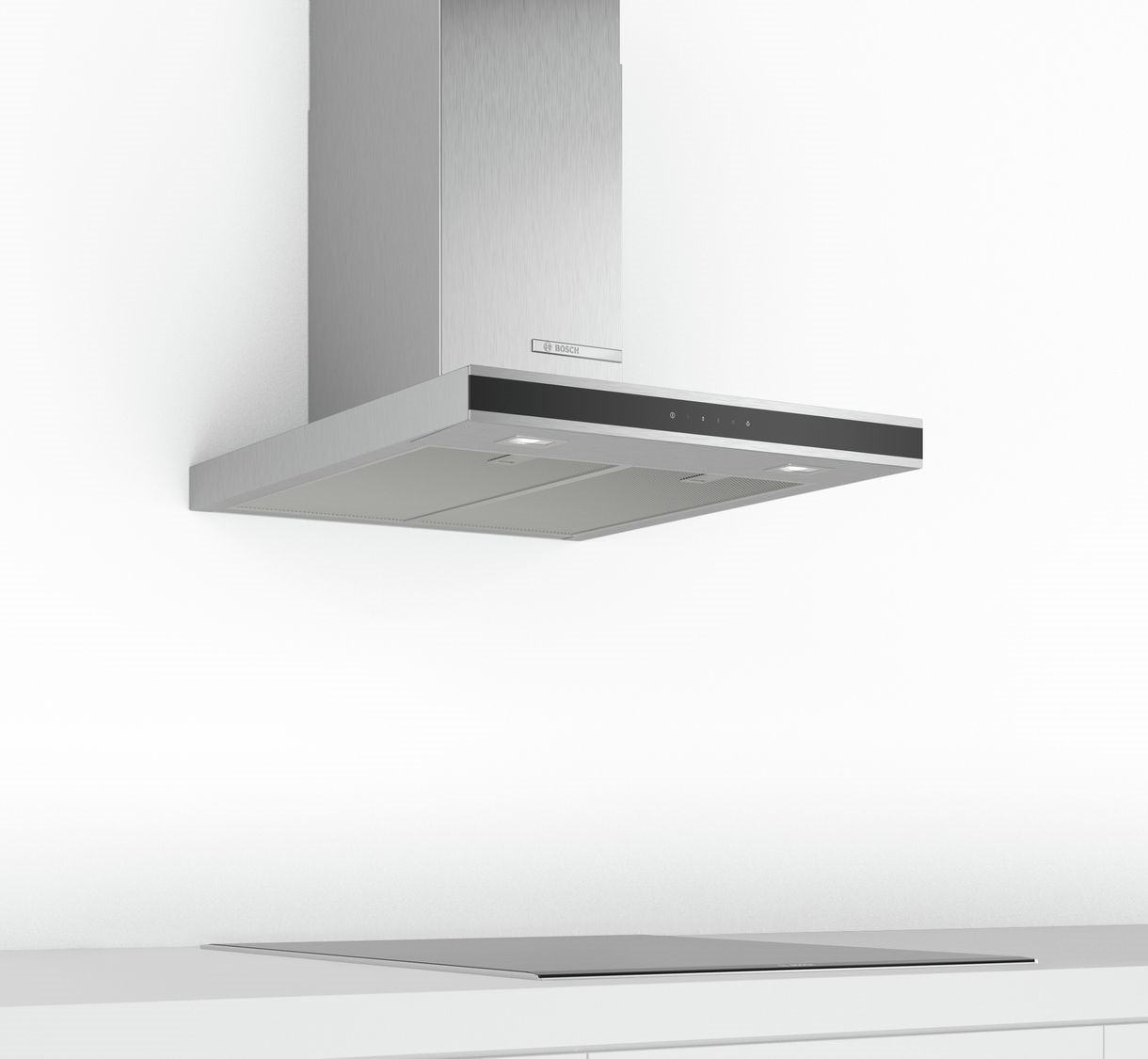 Hotte decorative murale BOSCH Série 4 TouchControl 69dB 60 cm Inox - DWB66FM50