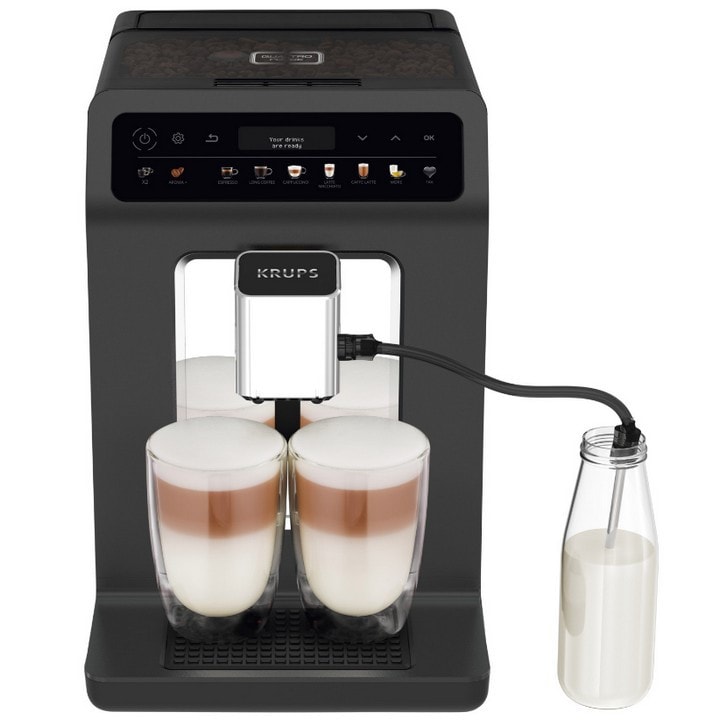 Expresso KRUPS Mousseur à lait Chrome YY4328FD
