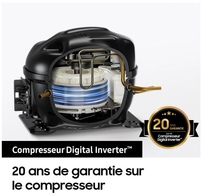 Réfrigérateur américain SAMSUNG 634L No Frost Inox - RS70F66KBT