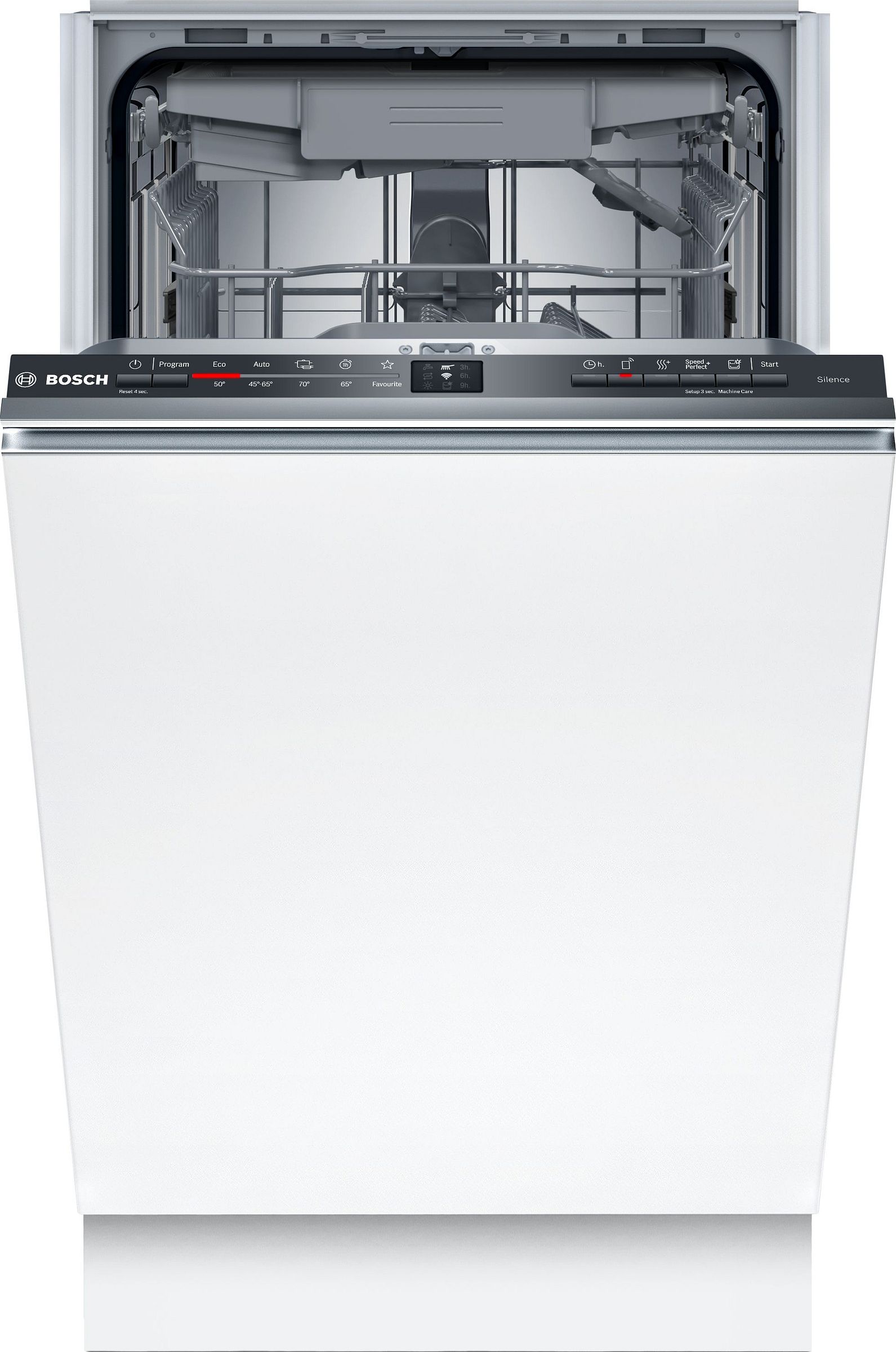 Lave vaisselle tout integrable 45 cm BOSCH Connecté 10 couverts 46dB SPV2HMX02E