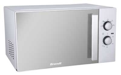 BRANDT Micro ondes 900W 26L Gris  SM2606S