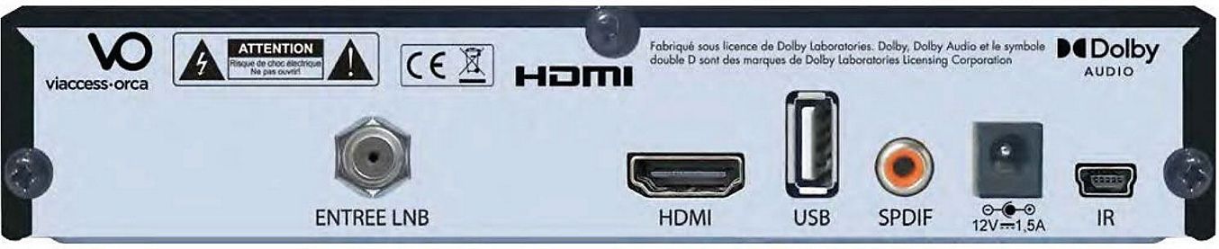 Décodeur satellite TNT HD CGV FRANSAT 4K Enregistrement 12V - E-SAT4K