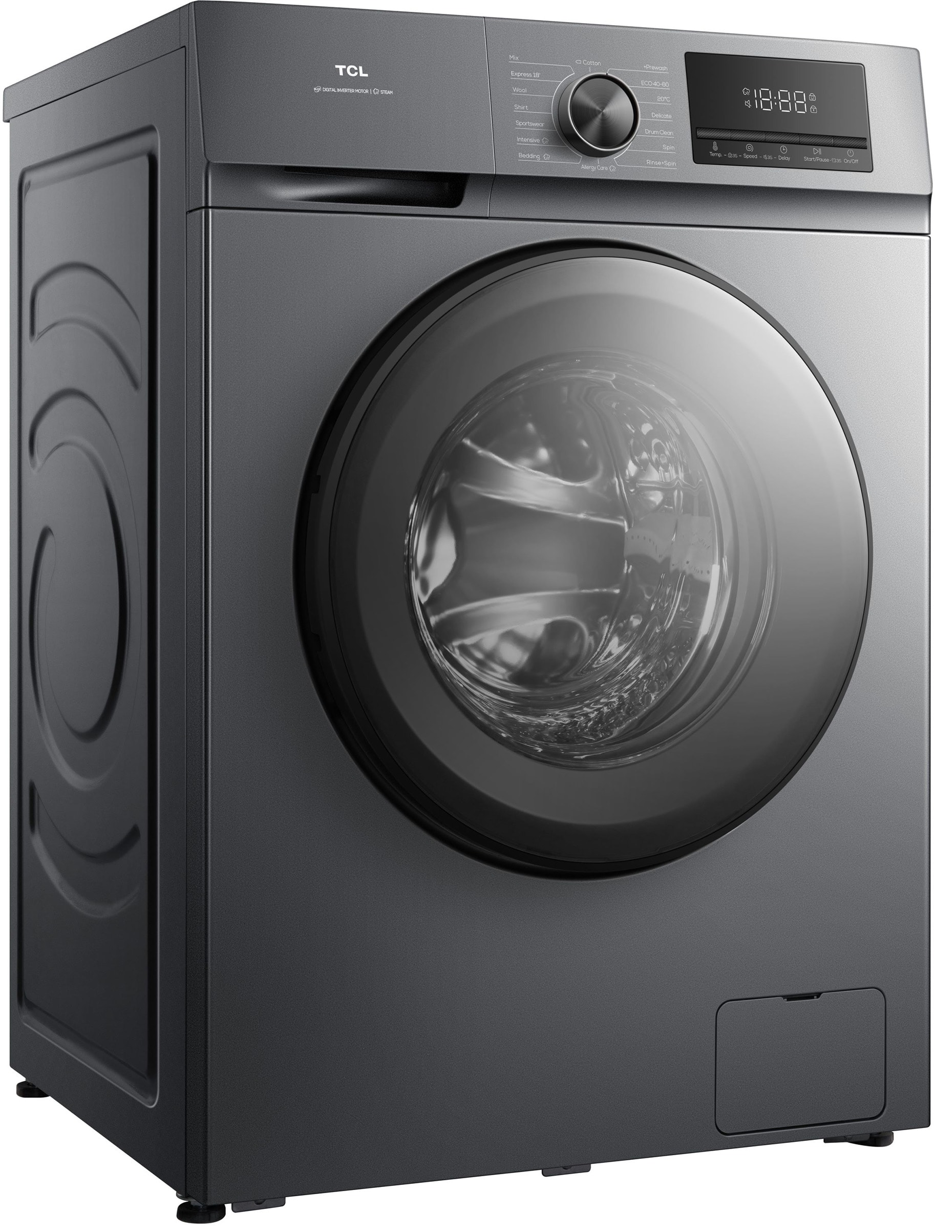 Lave linge Frontal TCL 1400 tr/min, 9Kg, Anthracite - FF0924SA0FR Lave linge Frontal TCL 1400 tr/min, 9Kg, Anthracite - FF0924SA0FR
