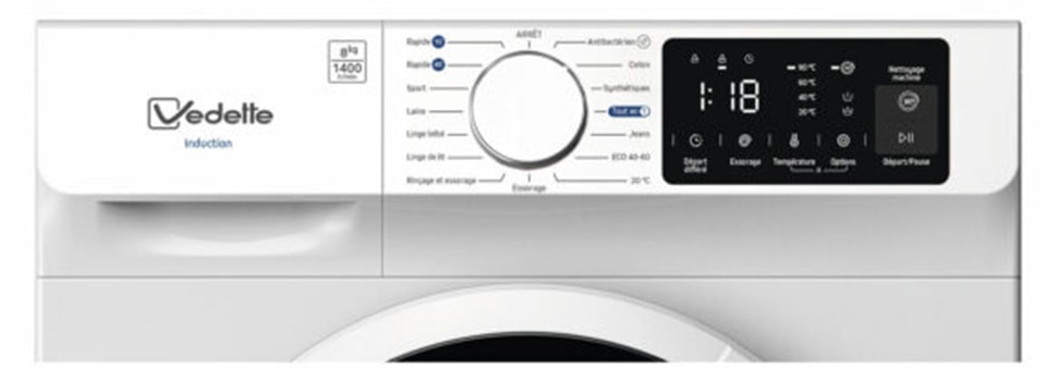 Lave linge Frontal VEDETTE  - LFVQ384W