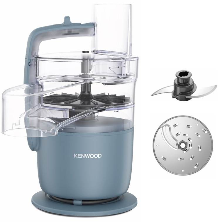 KENWOOD Robot culinaire MultiPro Go 650W 1.3L Gris Bleu - FDP22130GY