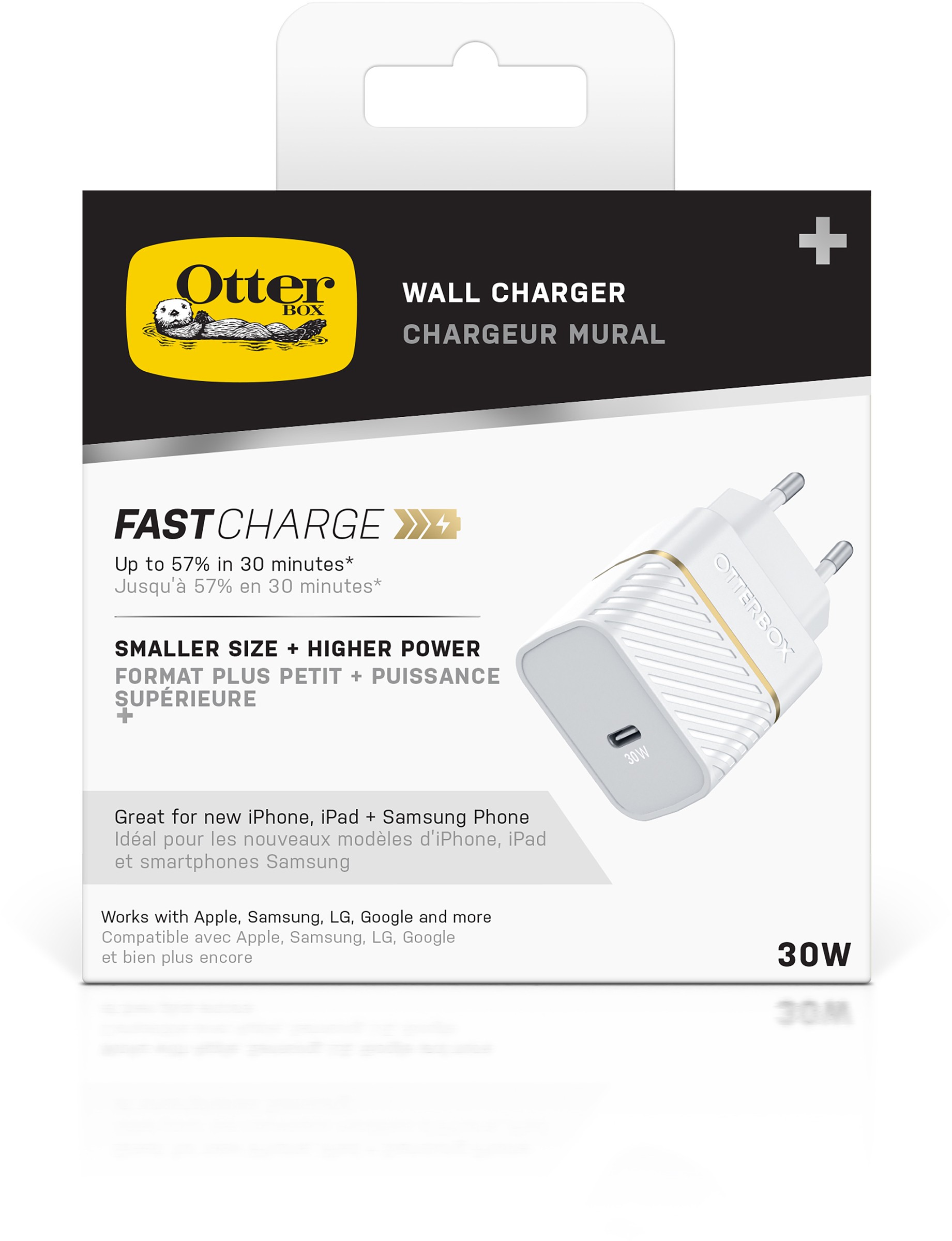 OTTERBOX Chargeur secteur  - OTTERCHARGER-30W-WH2